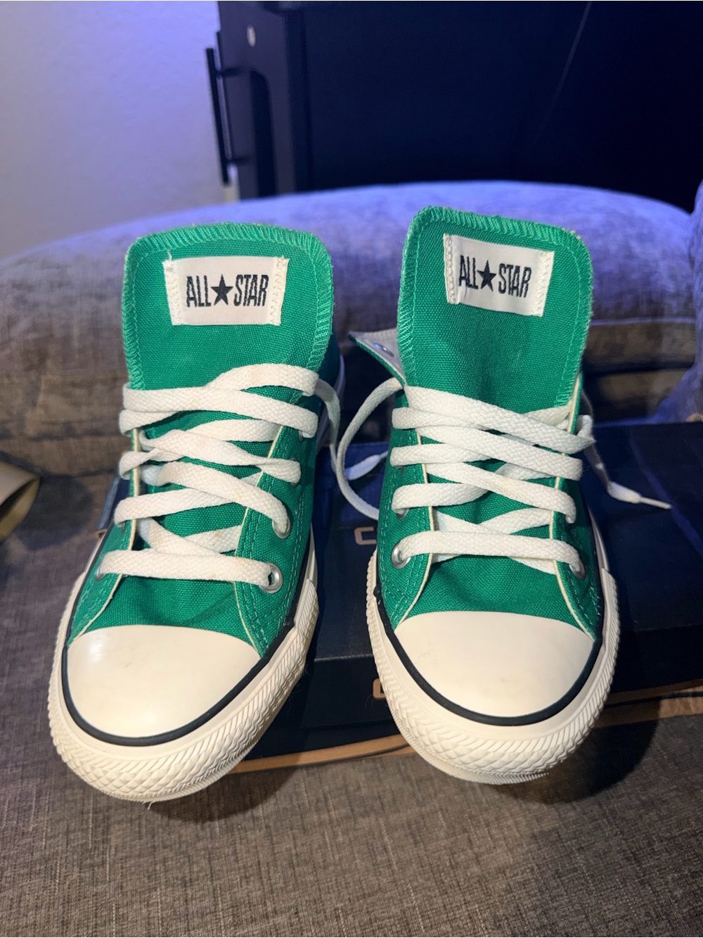 Converse Chuck Taylor All Star Spec Ox Green Low Top Sneakers Men’s 7 Women’s 9 - Picture 2 of 8